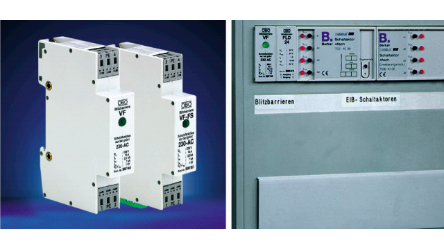 德國OBO安裝于導(dǎo)軌上的電源精細(xì)防雷器【光束防雷】