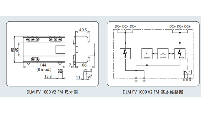 德國盾DLM PV 1000 V2 FM防雷器【光束防雷】 德國盾DLM PV 1000 V2 FM防雷器【光束防雷】